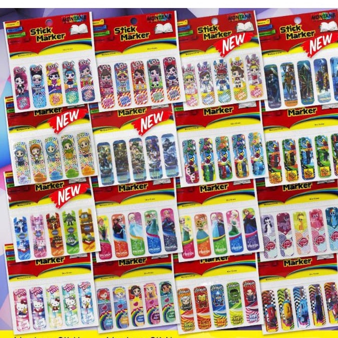 

STICKY NOTE / PEMBATAS BUKU MEMO KARAKTER