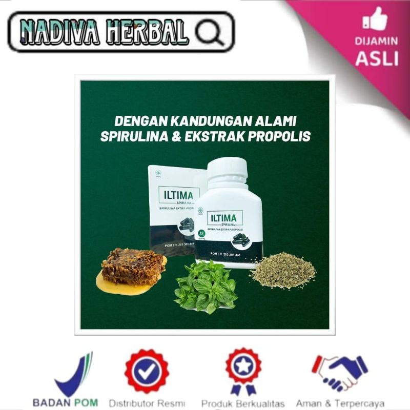 

ILTIMA SPIRULINA EXTRA PROPOLIS Original Obat Herbal Batu Ginjal Ampuh Tanpa Operasi Asli