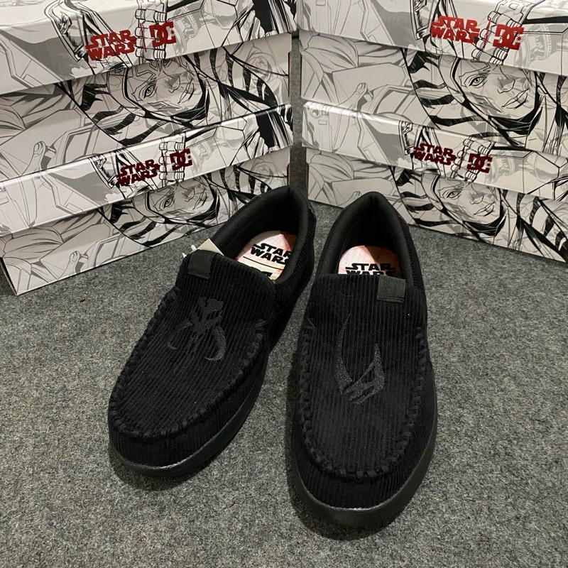 Sepatu DC Shoes X Starwars Manual Slip On Black Original