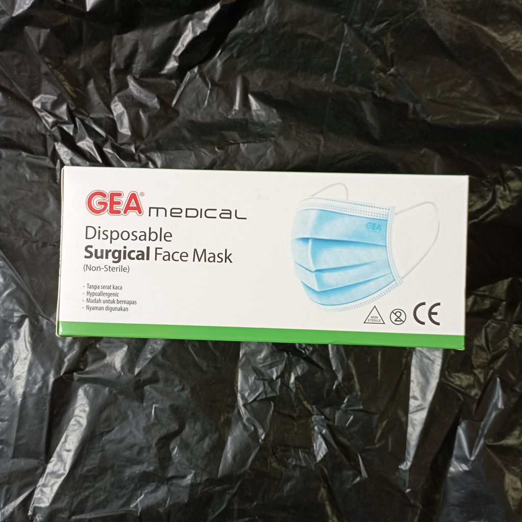 Rans Baby - Masker GEA Disposable Surgical Face Mask 3Ply/50s - Medical Masker - Masker Murah - TERM