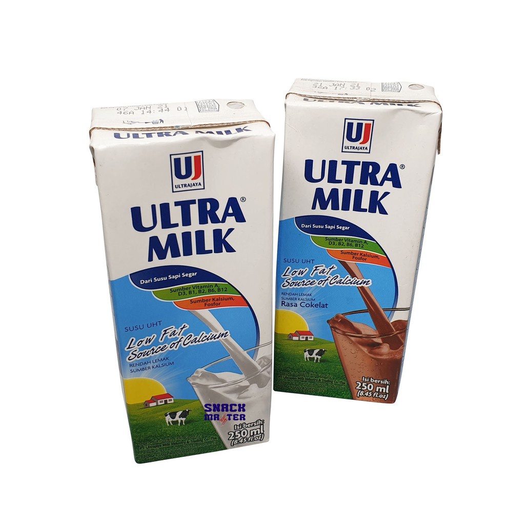 

Susu UHT Ultra Milk Low Fat - Netto 250 ml.