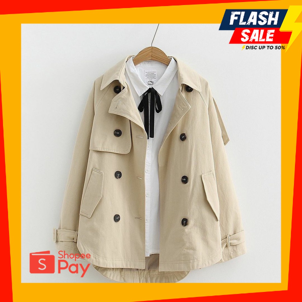 OUTFIT JKT48 | Vallina Outerwear Alta Jaket Semi Parka Wanita Korean Jacket Fashion Muslim Korean St