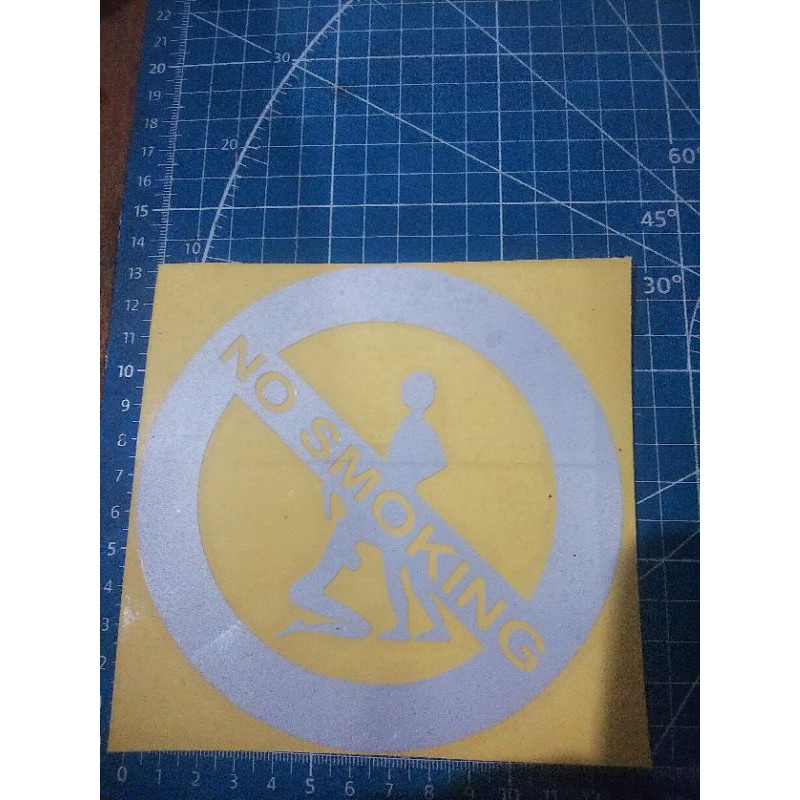 

stiker cuting NO SMOKING