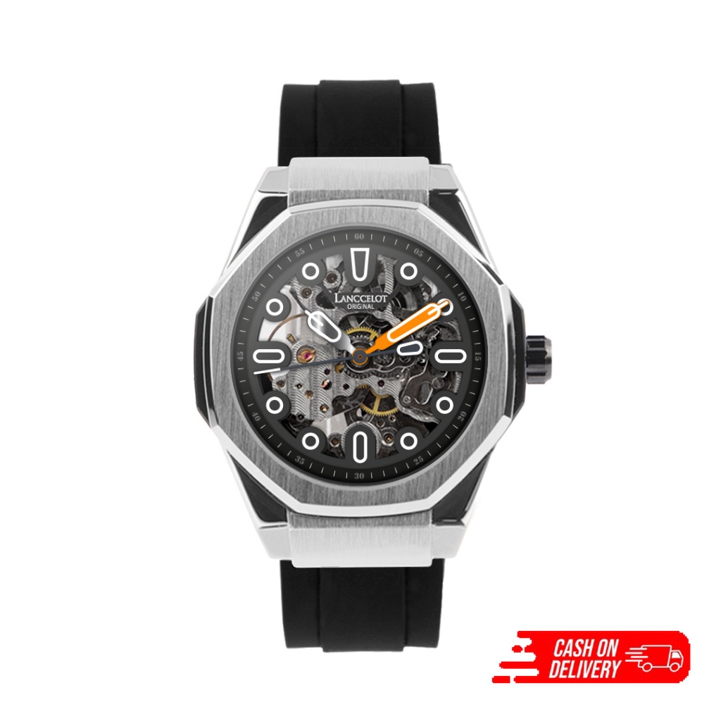 （COD） Jam Tangan Lanccelot Time Explorer Rubber of Orbit Pria