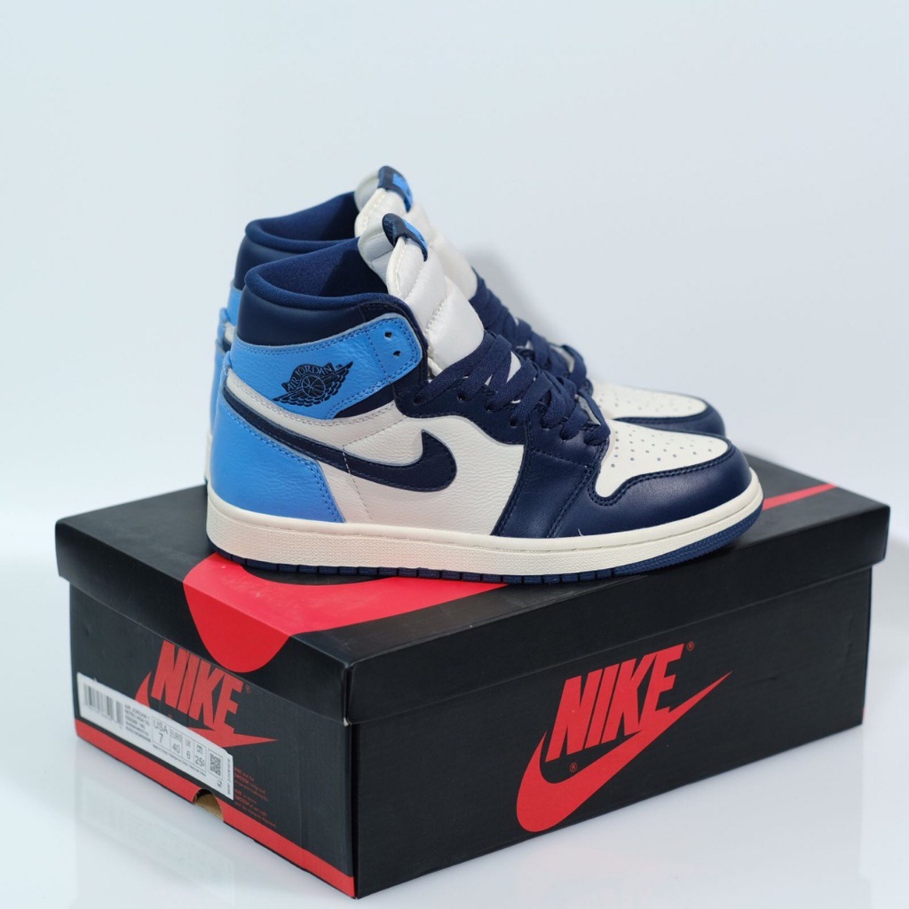 Air Jordan 1 Retro High Obsidian UNC Original BNIB | Jordan High | Sepatu Jordan | Jordan Retro