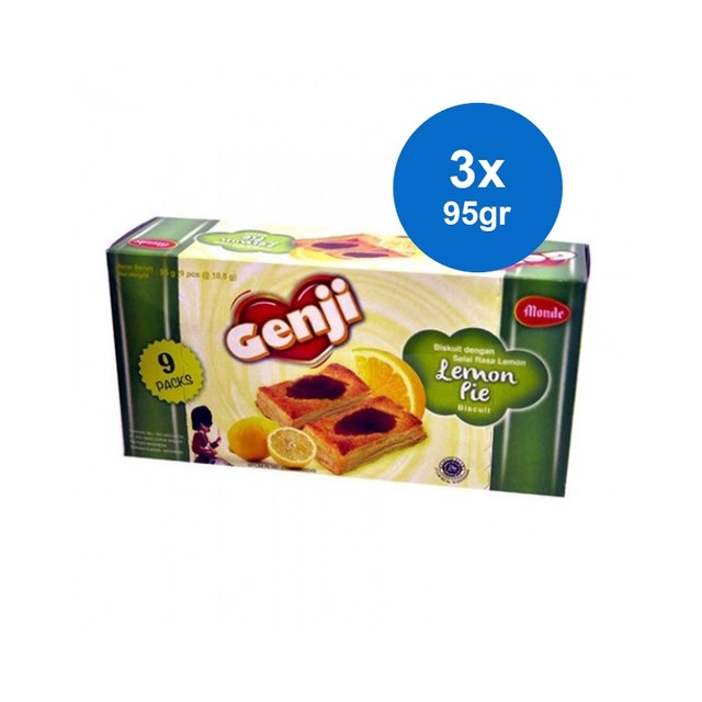 

Monde Genji Biskuit Lemon Pie 95 gr x 3