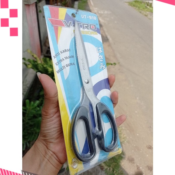 

Gunting Ukuran Besar 21cm x 7,9cm/gunting jahit/Gunting Pres/perlengkapan jahit MURAH GROSIR ATK BUKU BOLPEN