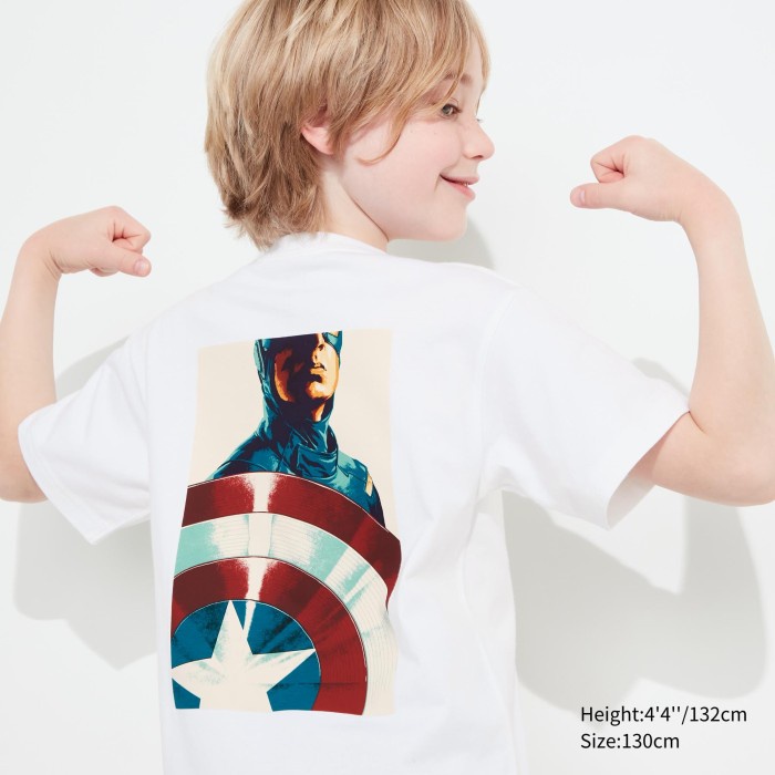 UNIQLO KIDS UT Marvel Lengan Pendek 456964 Anak