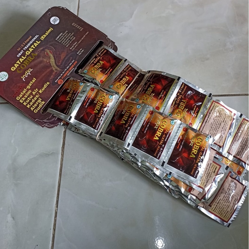 OBAT GATAL GATAL DAN EKSIM COBRA INDIA