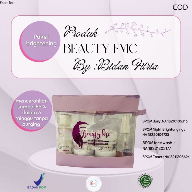 (COD) Paket Brightening by Beauty FMC