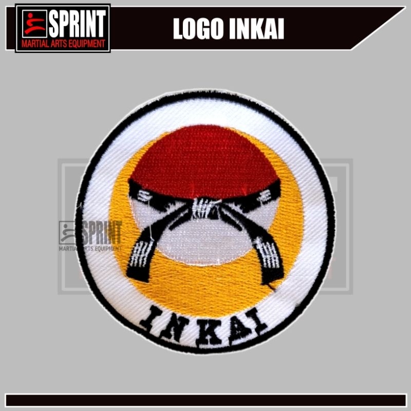 Bordir Bet Logo Karate INKAI