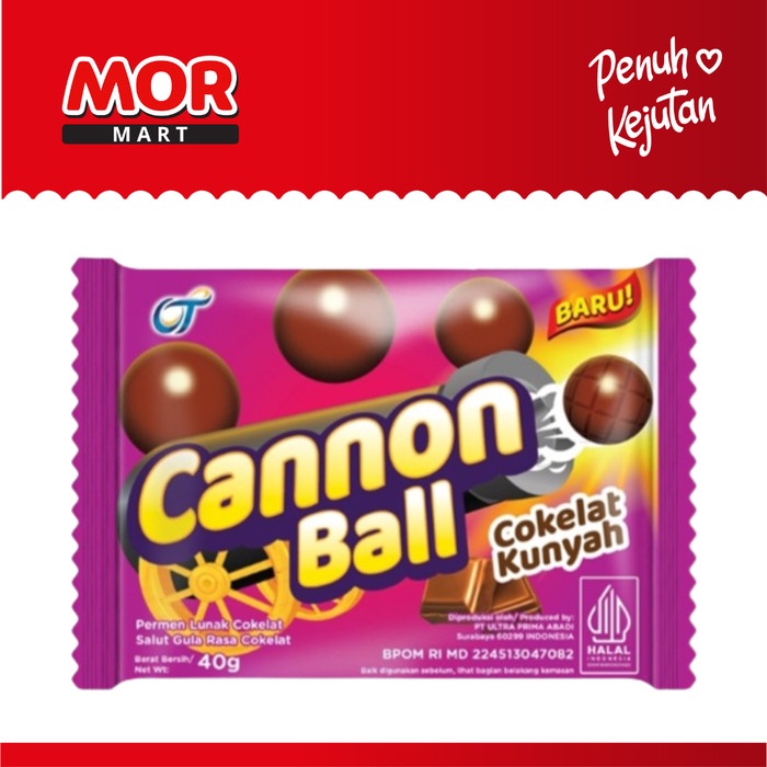 

CANNON Ball Coklat Permen Coklat 40gr