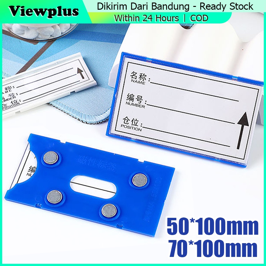 

5PCS Magnetik Label Harga/Price Tag Holder /Price Tag Card Price Tag Holder Minimarket Price Tag Label Holder