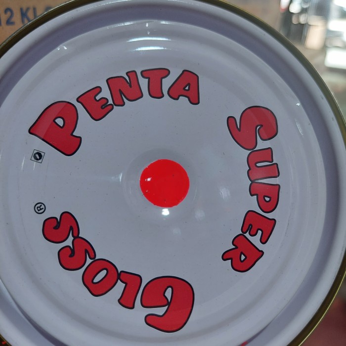 CAT PENTA SUPER GLOSS NC FLUORENT/WARNA STABILO HIJAU & KUNING -1KG - Orange, 1kg