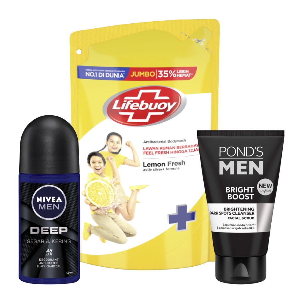 [Nonton Langsung JKT48] Nivea Men Deodorant + Lifebuoy Body Wash + Ponds Men Facial Wash