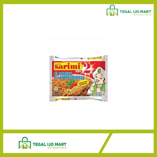 

Sarimi Isi 2 Mi Goreng Rasa Ayam Kremess 125 G