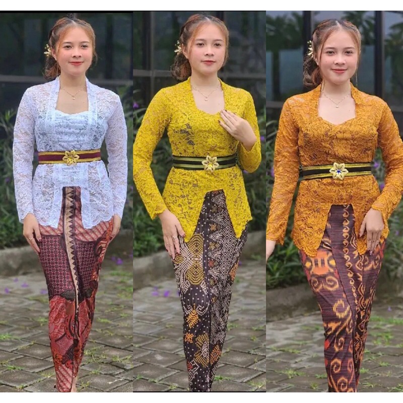 Kebaya Brokat Sofia Strait / Atasan Kebaya Strait / Kebaya Bali Strait