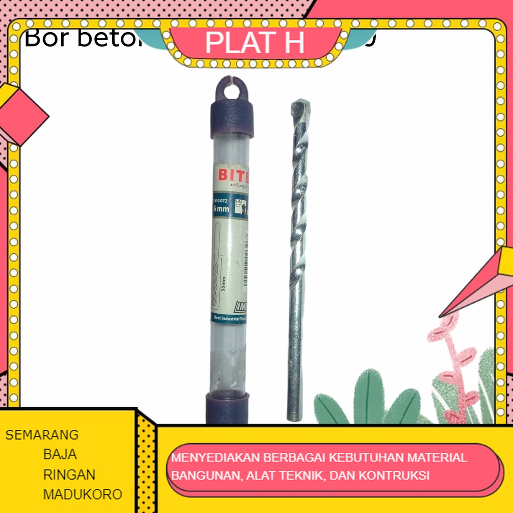 Mata bor beton BITEC 6mm/100