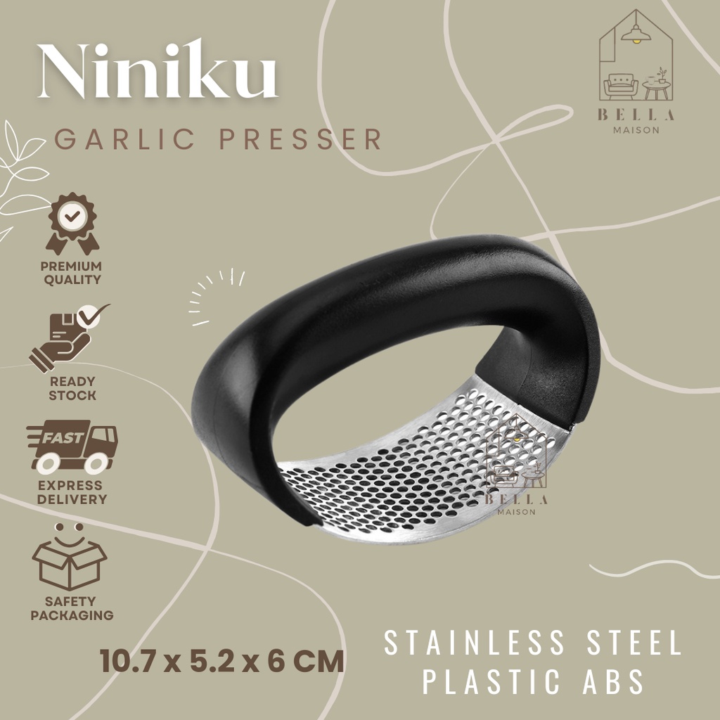 Alat Penghancur Bawang Geprek Bawang Putih NINIKU Garlic Presser
