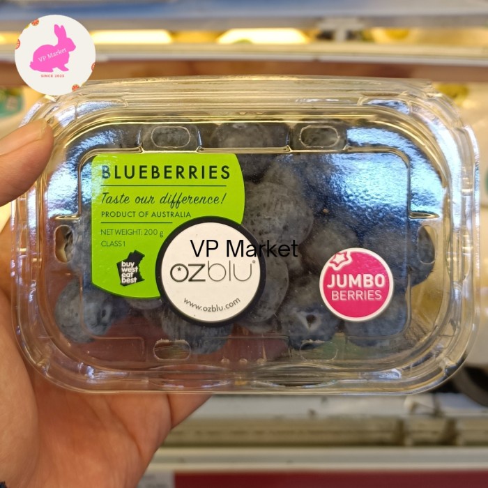 

Ozblu Blueberry Jumbo Berries Australia | Buah Blueberry Jumbo 200g