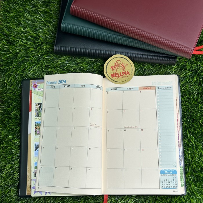 

MURAH- Buku Agenda Deluxe 2024 - Hitam- 1.2.23