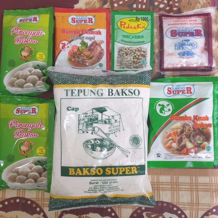 

JF-98 Tepung Bakso Paket Bakso Garing Kres Kres Kres + MSG