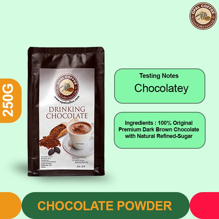 

[Big Sale] Opal Coffee - Chocolate Powder 250g - Opal Chocolate, Dark-Brown Choc