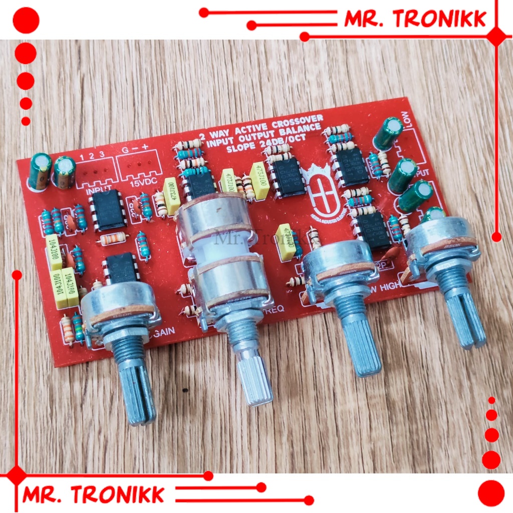 Kit Crossover Aktif 2 Way