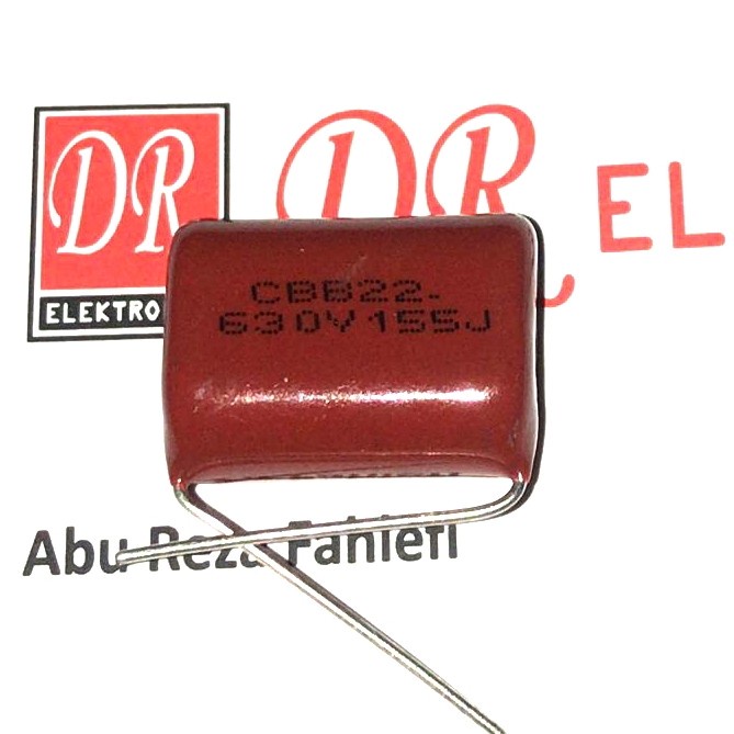Milar 155j 155 1500nF 630volt 630v Kapasitor Capasitor CBB22 1500000pf LA27