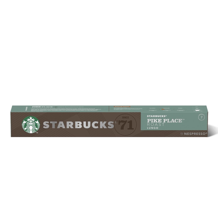 

Starbucks Pike Place Roast Lungo Coffee Capsules Nespresso compatible