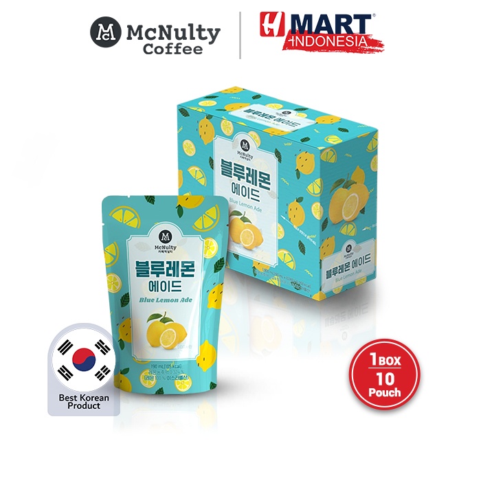 

McNulty Blue Lemon Ade - Minuman Rasa Buah Lemon 190ml x 10 Pouch