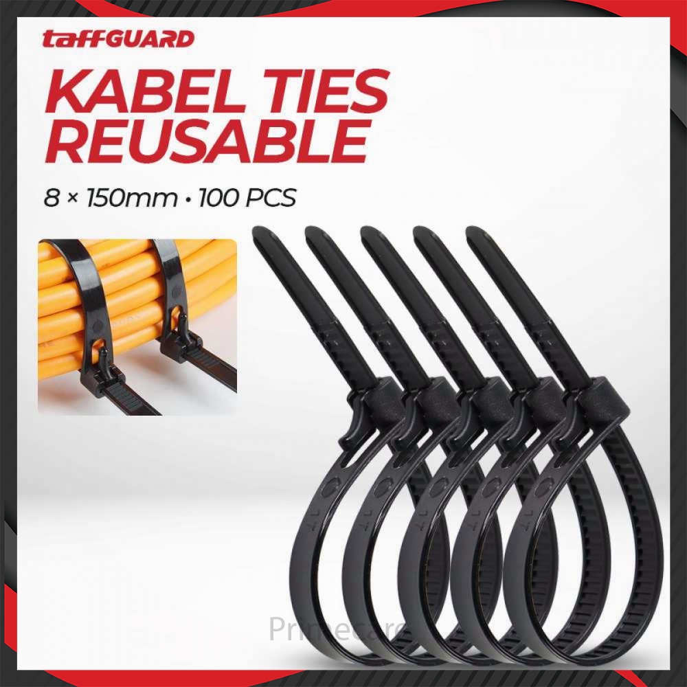 

Kabel Ties Zip Cable Organizer Reusable 8x150mm 100 PCS PK577