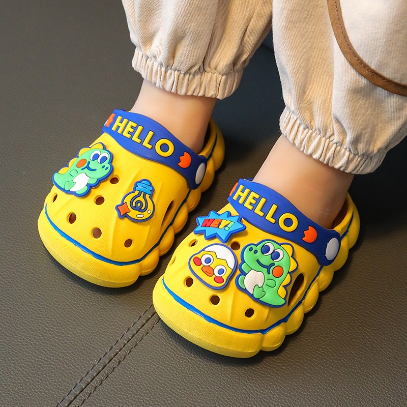 Sunstar29 - Sandal Bapao Anak Cewek Cowok Bahan Karet Usia 1 2 3 4 5 6 7 Tahun Lucu Sandal Selop Bes