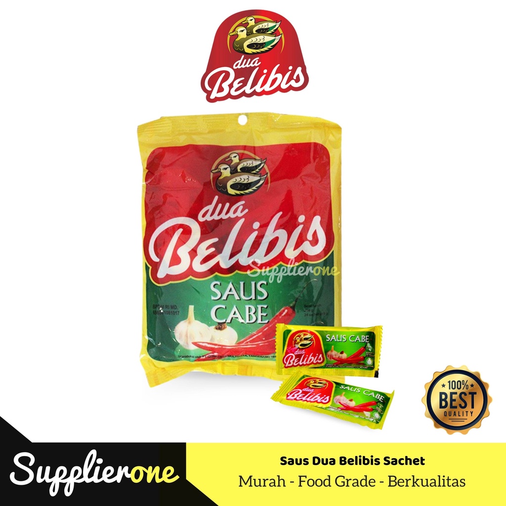 

Saus Cabai Dua Belibis / Saus Sachet Saus Cabai / Saus Dua Belibis Sachet Isi 24pcs