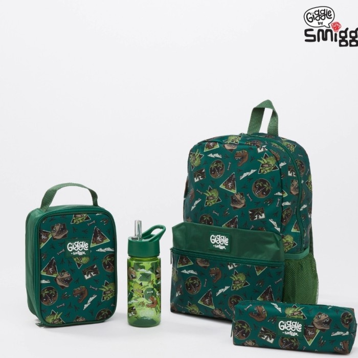 SMIGGLE GIGGLE BY SMIGGLE SET  - PAKET TAS SMIGGLE - Green Game