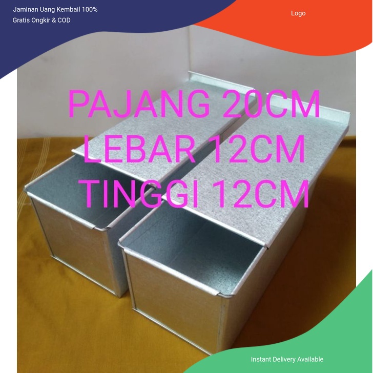 LOYANG ROTI TAWAR/CETAKAN ROTI TAWAR PLUS TUTUP MURAHHH