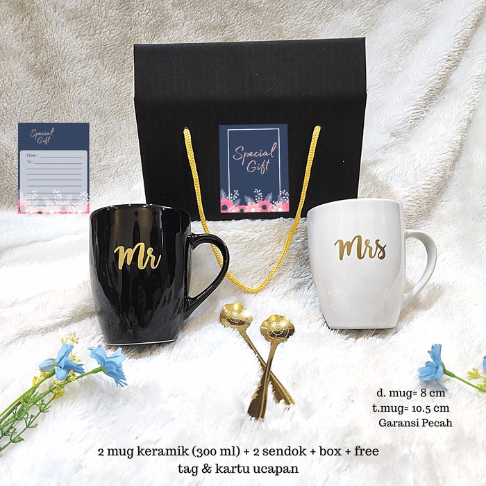 hampers mug couple wedding gift - set L