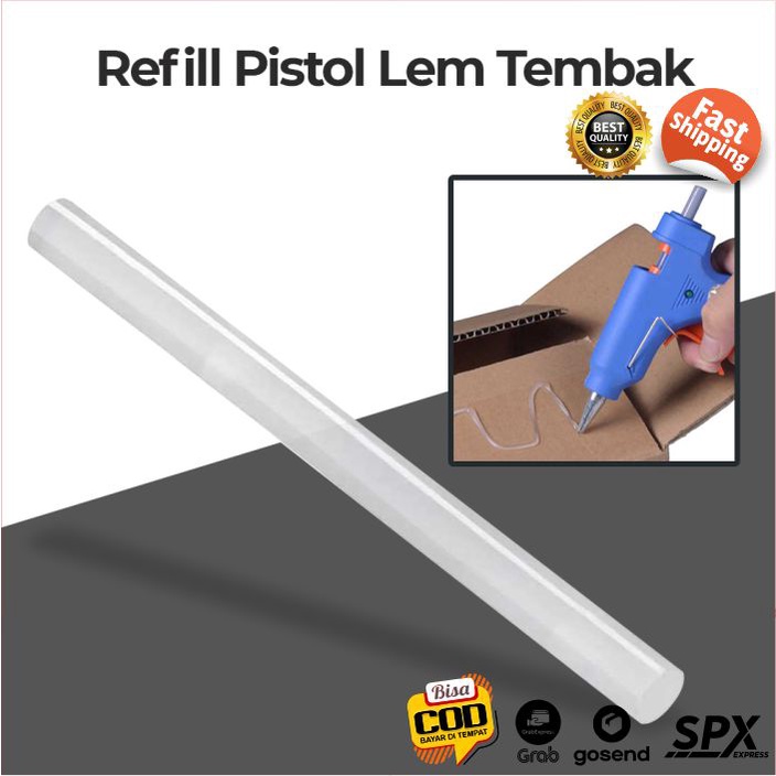 

Refill Lem Tembak Bakar Glue Gun Stick Lem Perekat Plastik Transparan