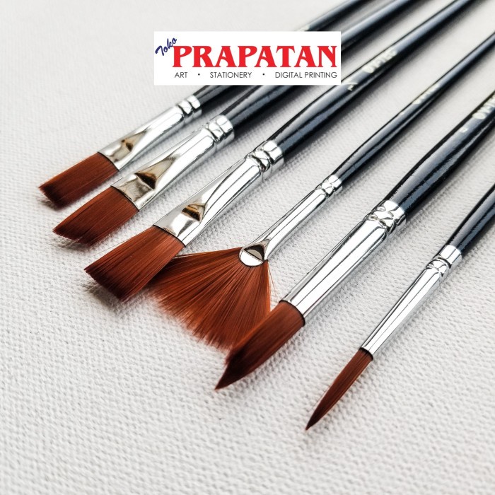 

FM - BEST SELLER Kuas Lukis V-TEC set 6 pcs A0107/6 / V-TEC Paint Brush