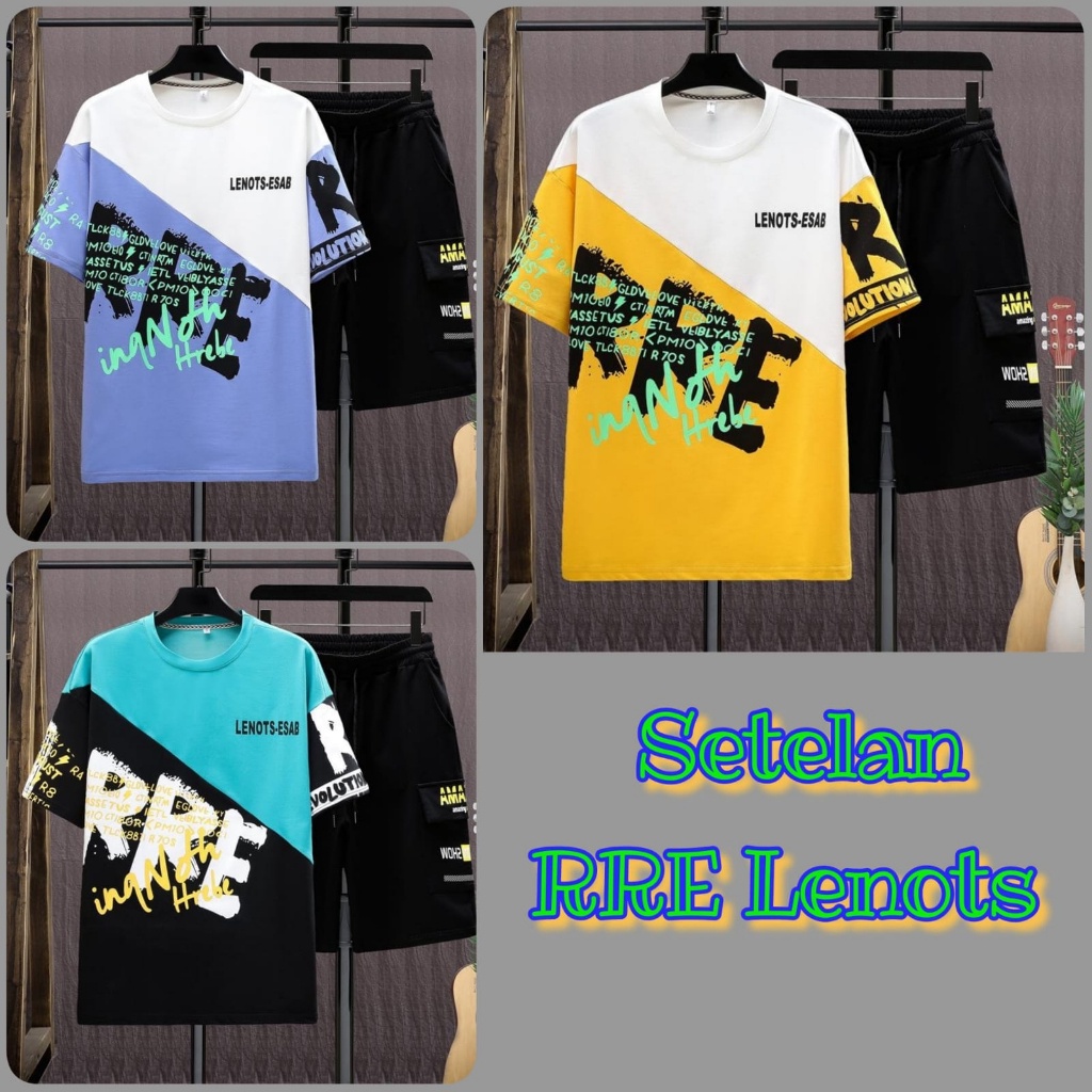 Baju Setelan Outfit Pria Kekinian 1 Set Lengkap Keren