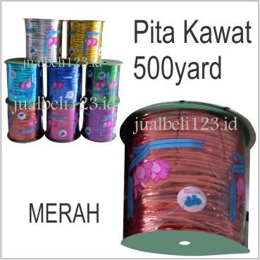 

Kawat Pita Souvenir Metalik gulungan Besar - Emas