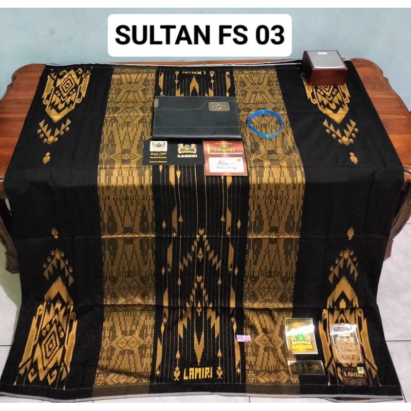 sarung lamiri sge ski mahkota full sutra original 100% termurah