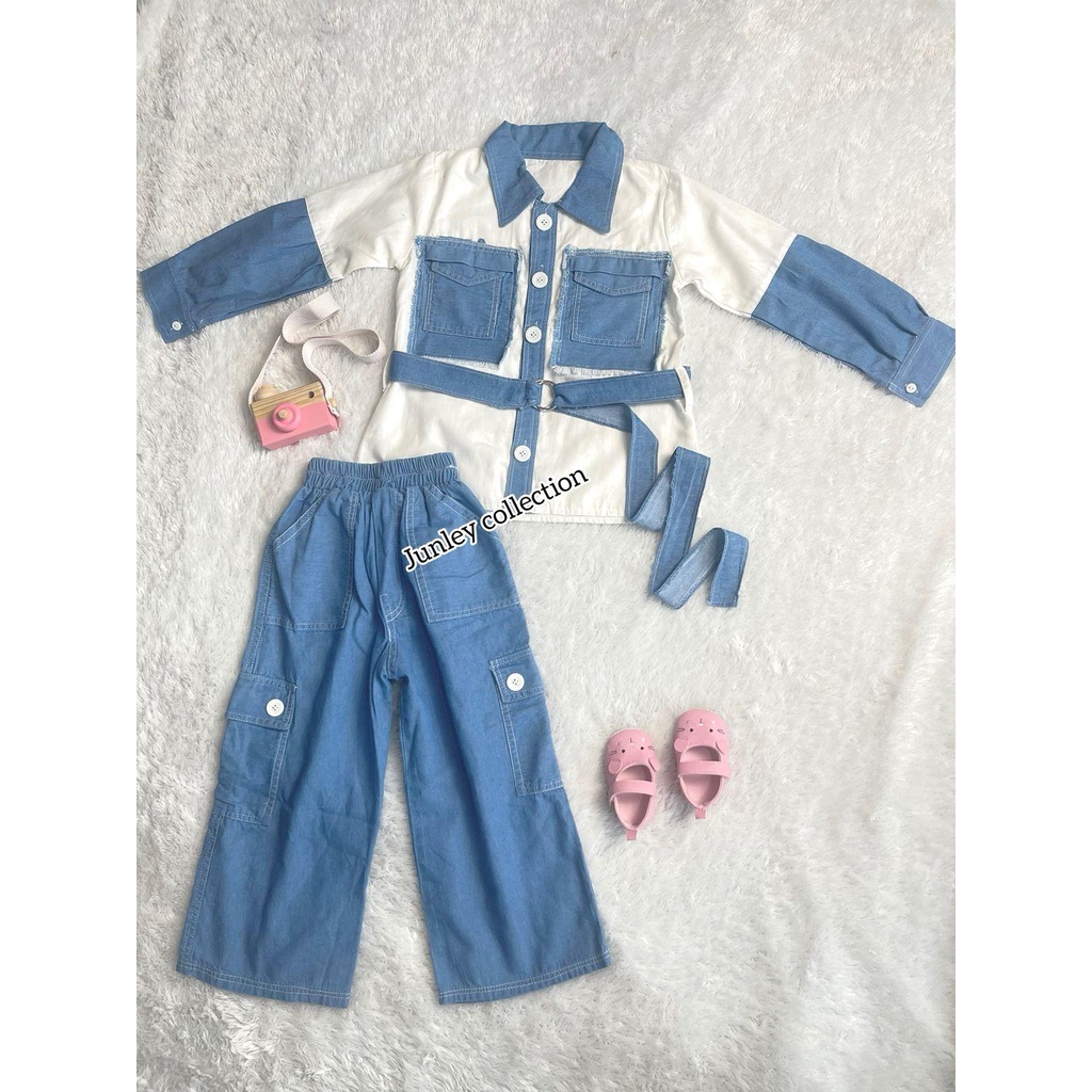 set Hanni Jeans anak 2-12 tahun