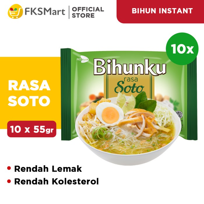 

Bihunku Soto Paket Isi 10