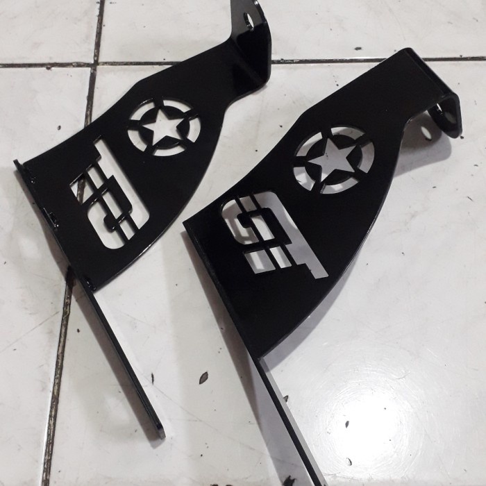 Light Bar Braket Dudukan Lampu Sorot Kap Mesin Taft GT Feroza Rocky