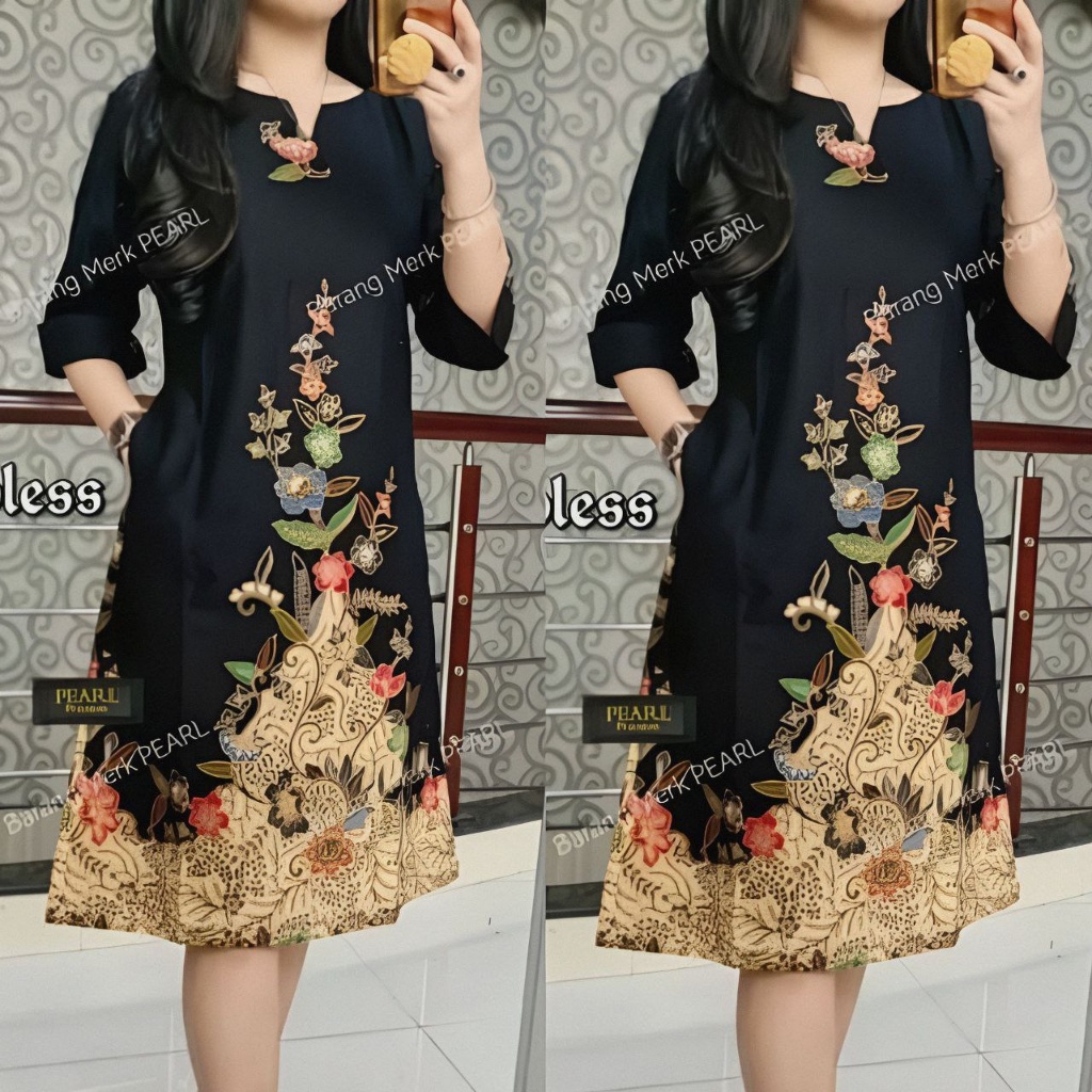 GossipGirls - DRESS BATIK PREMIUM MEWAH TUNIK ATASAN WANITA TRENDY