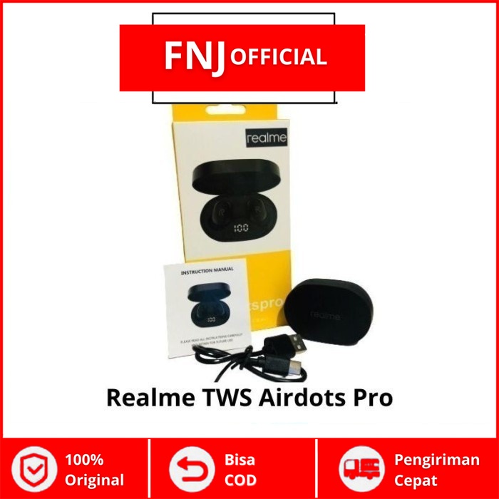 Headset Bluetooth Realme Airdots Pro - Earphone Bluetooth Wireless