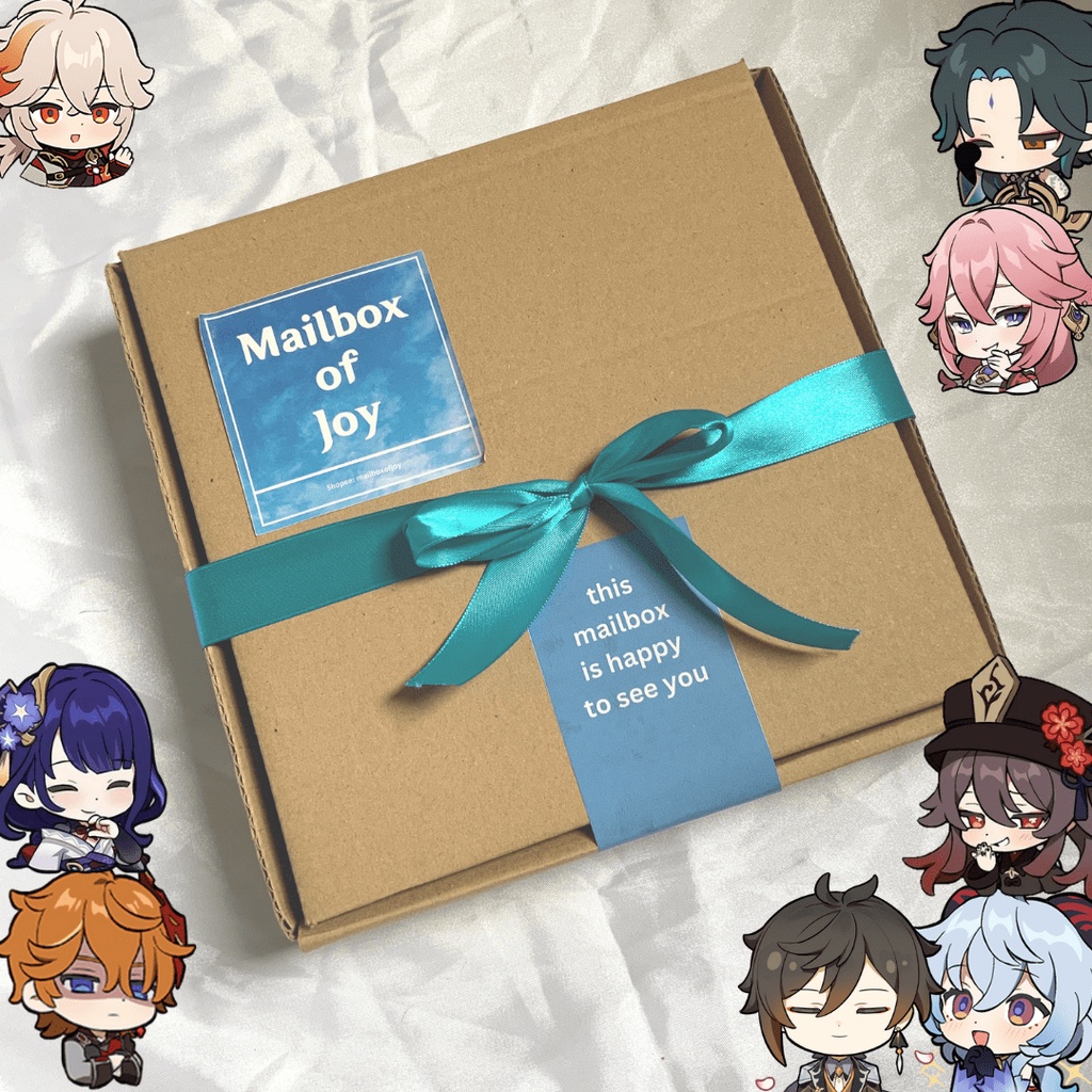 

Genshin Impact Mailbox Hampers Snack Box Anime Hadiah Wisuda Ultah