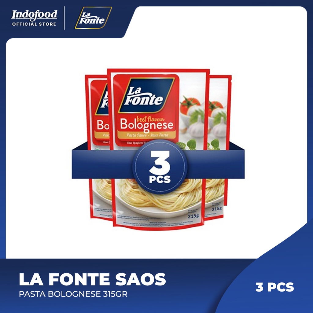 

3 Pcs - La Fonte Saos Pasta Bolognese 315gr