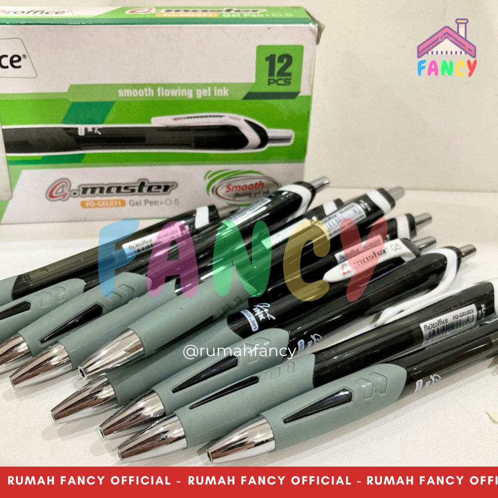 

Pulpen Gel Flexoffice G.Master 0.5mm HITAM